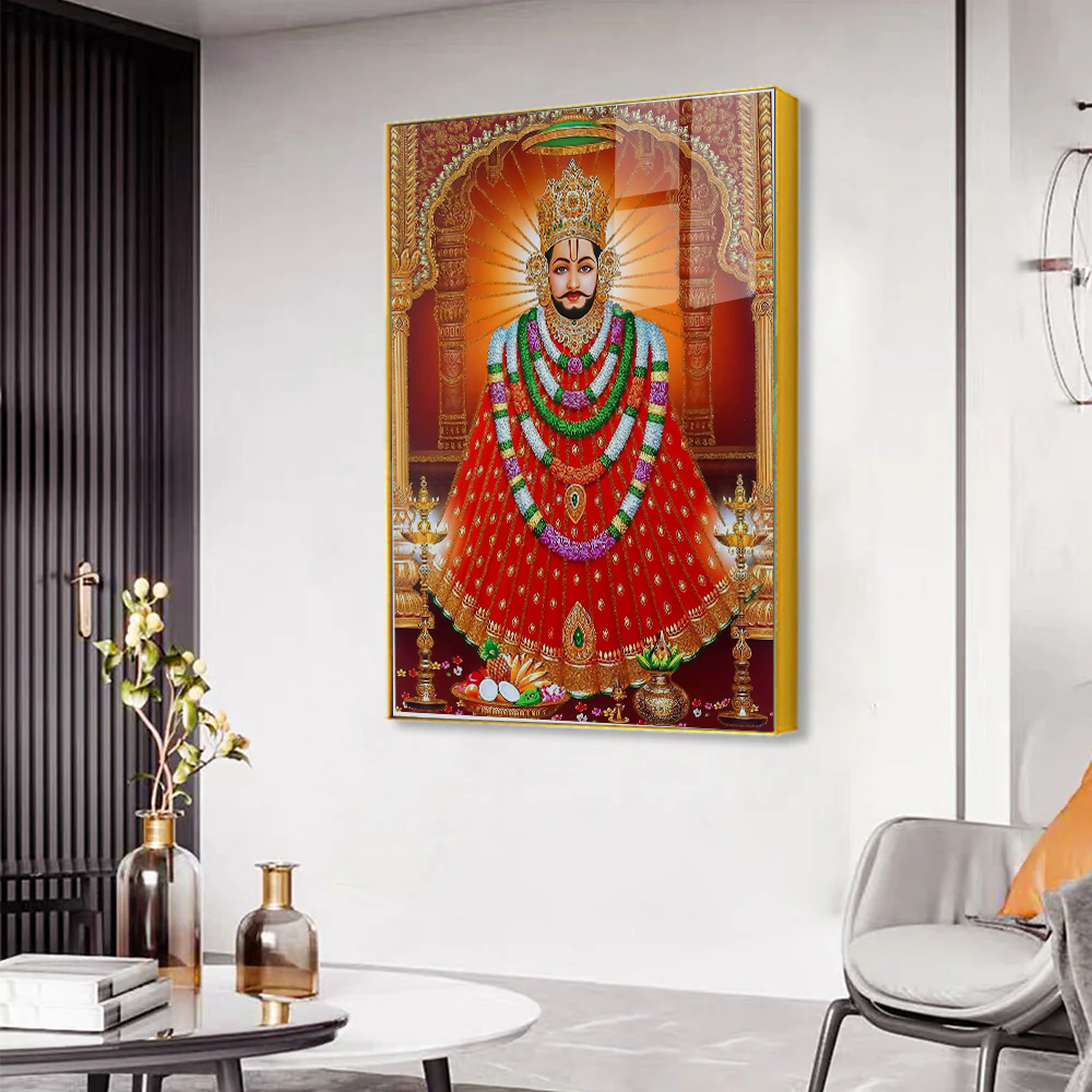 Khatu Shyam’s Divine Presence Acrylic Wall Paintings & Arts