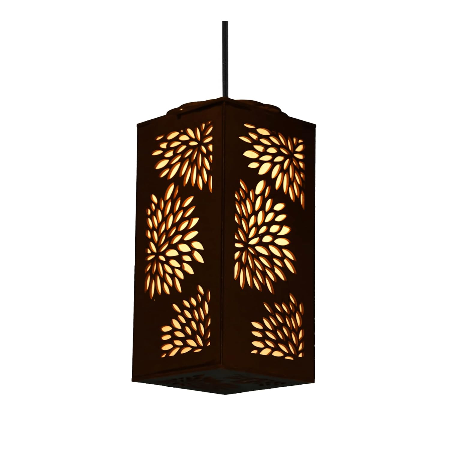 The Leaf Arbor Lantern - Wood Hanging Ambient Lighting