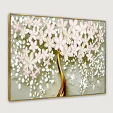 Seasonal Flower Fall Canvas Wall Painting