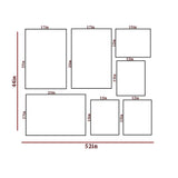 Holiday Beach Wall Frame Set of 7