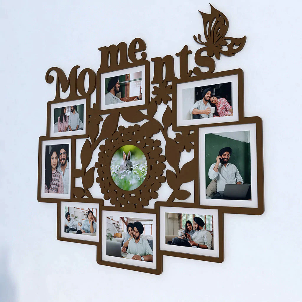 Moments Dark Brown Hanging Photo Frame