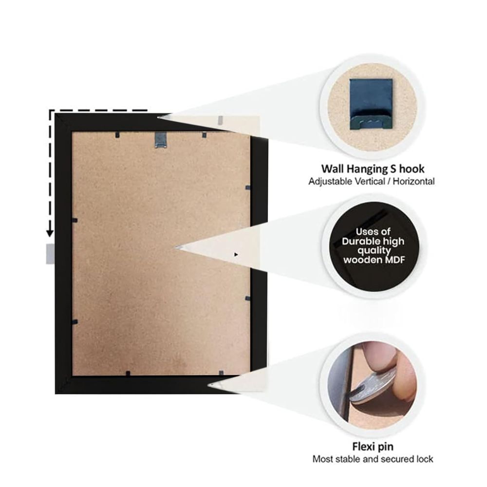 Coral Splash Fine Wall Art Framed Painting/Poster for Home and Office Décor
