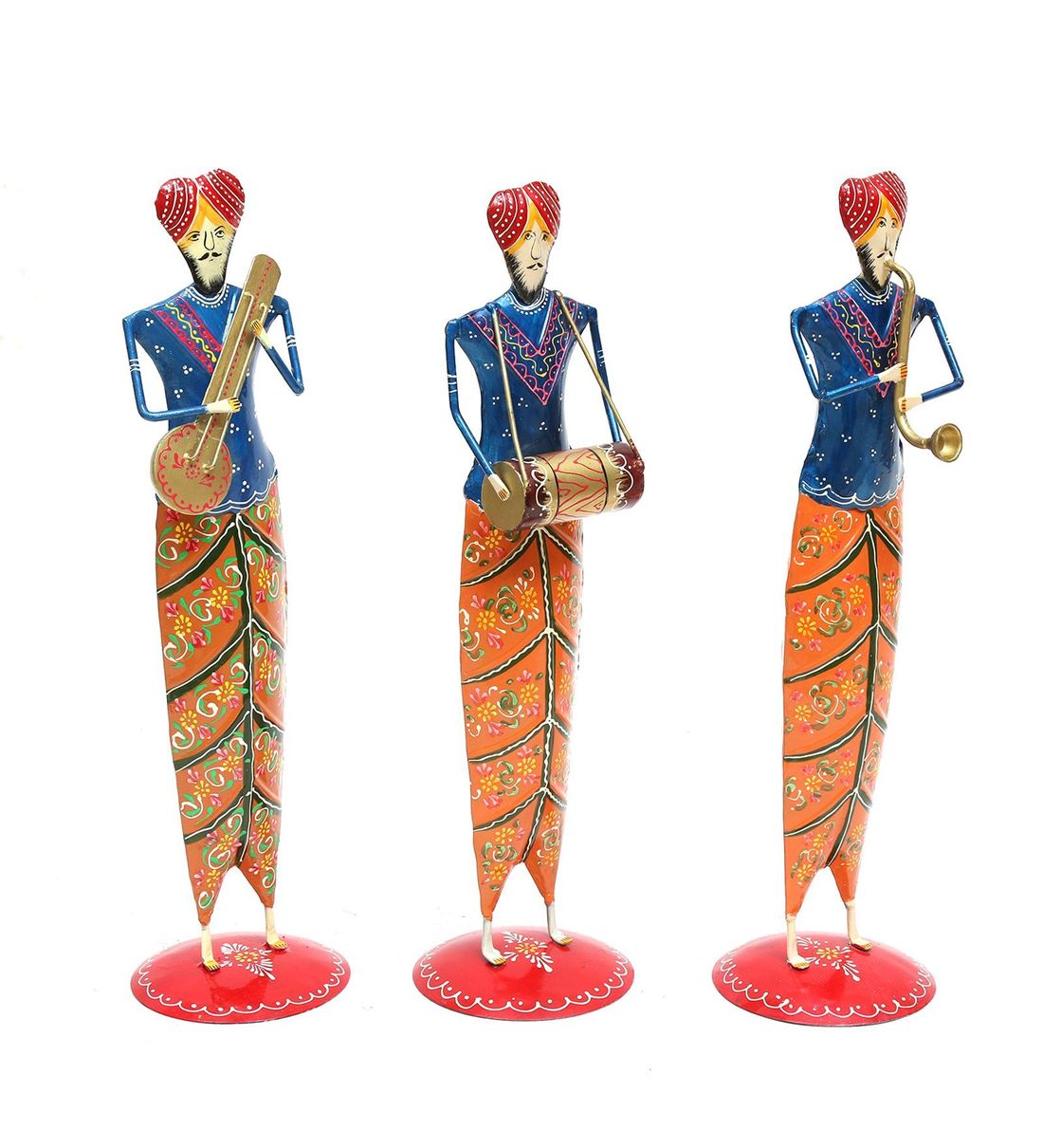 Sardar musician Set Of 3 table decor