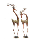 Deer set of 2 table decor