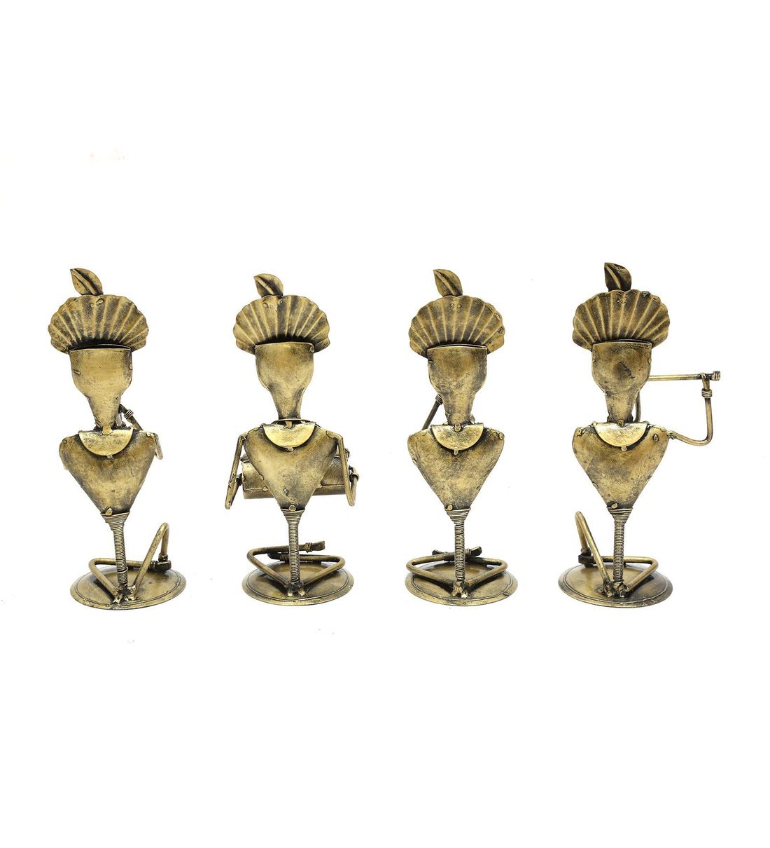 Musician man Set Of 4 table decor