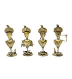Musician man Set Of 4 table decor