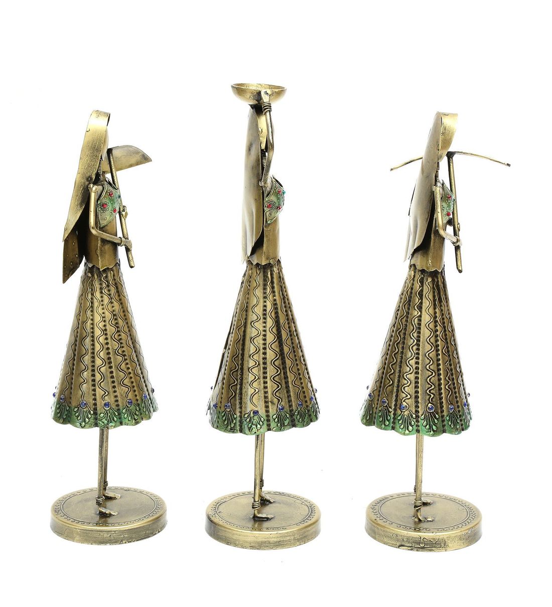 Narega lady Figurine Set Of 3 table decor