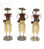 Musician Human Figurine Set Of 3 table decor