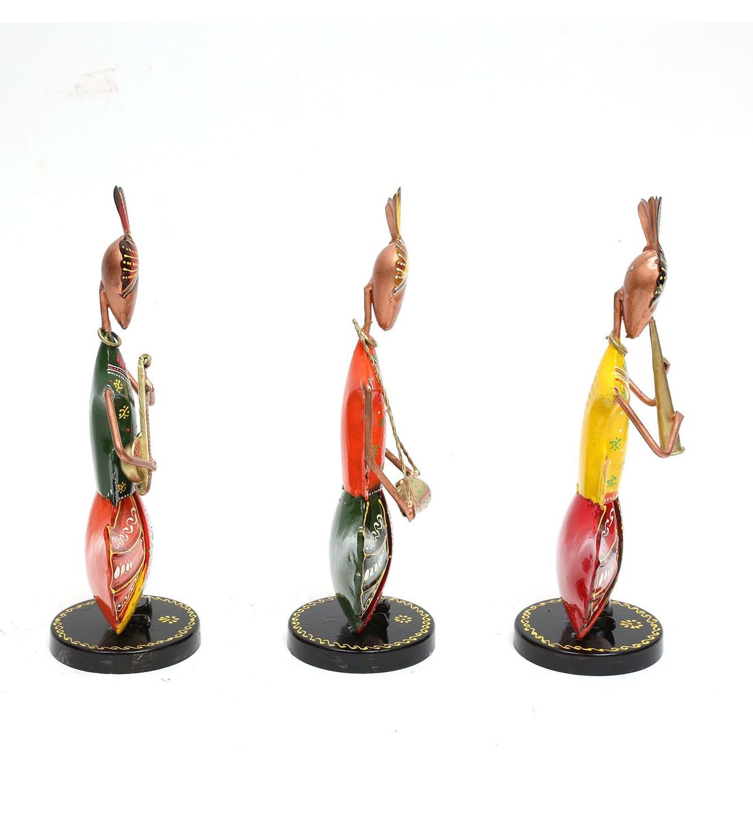 Punjabi Human Figurine Set Of 3 table decor