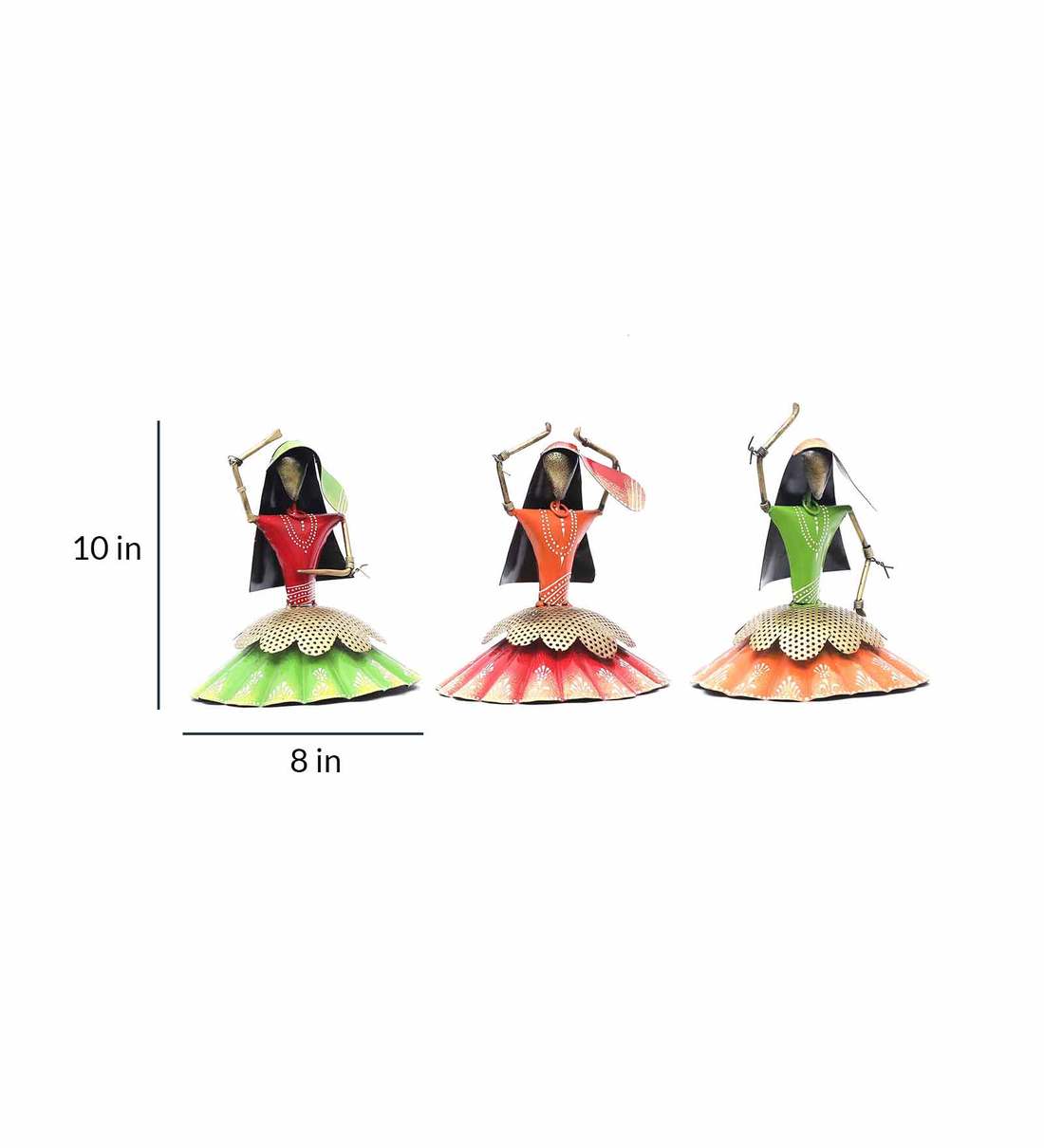 Musician Dolls Figurines Inset of 3 table decor