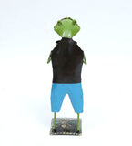 Frog pen holder table decor