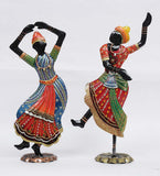 Kathak Lady Figurine Set of 2 table decor