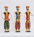 Musician Rajasthani Human Figurine, Set of 3 table decor