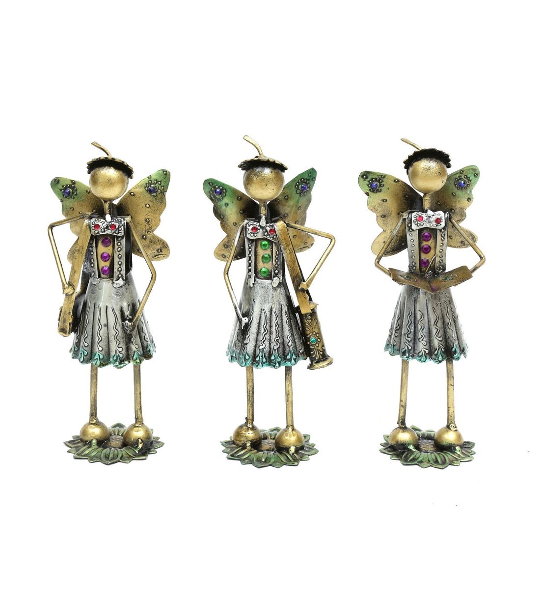 School Girl Figurine Set Of 3 table decor