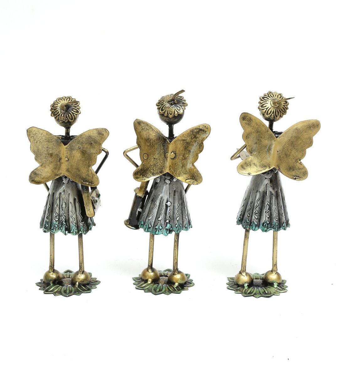 School Girl Figurine Set Of 3 table decor