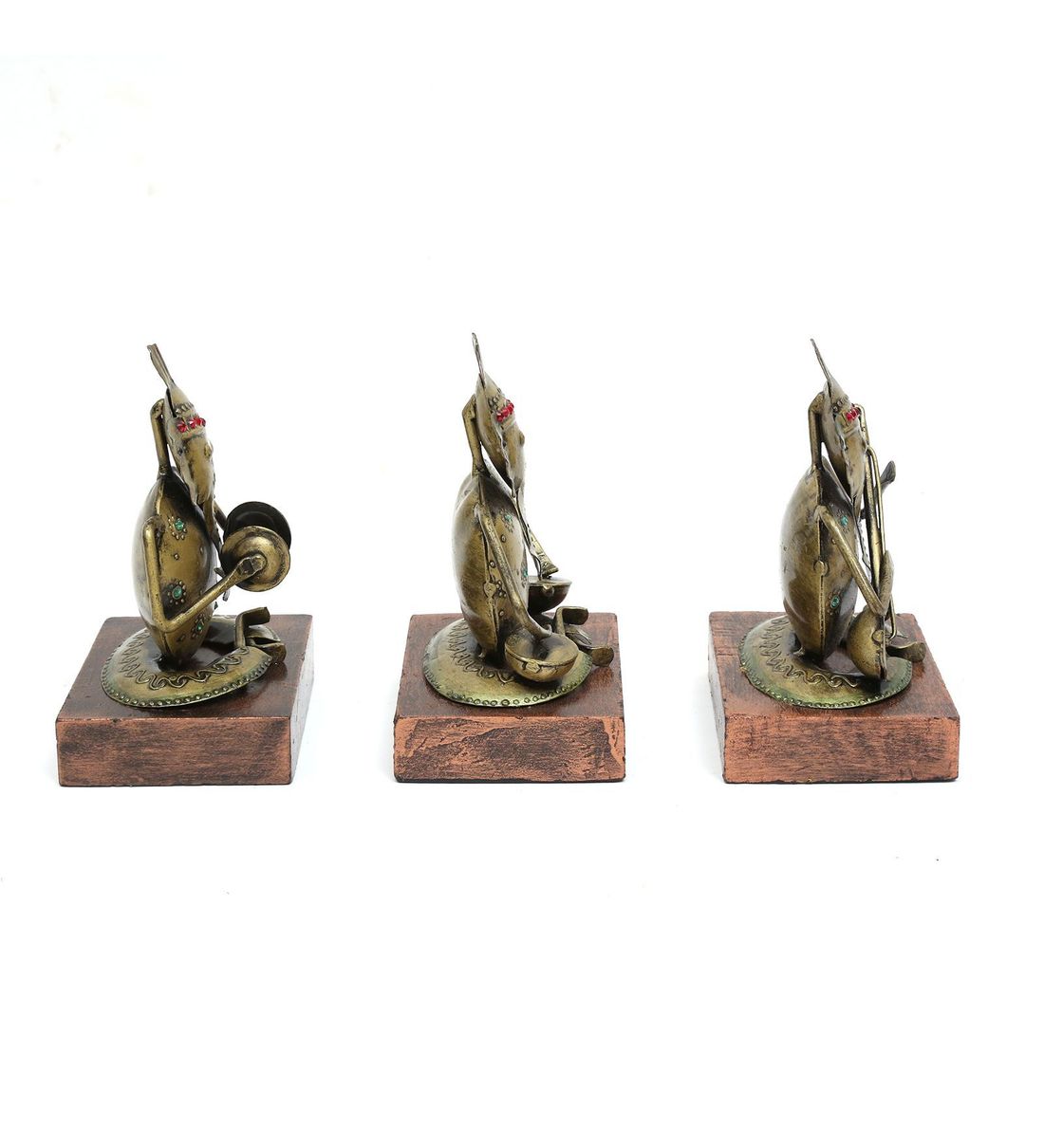 Ganesh Musical Showpiece Set Of 3 table decor