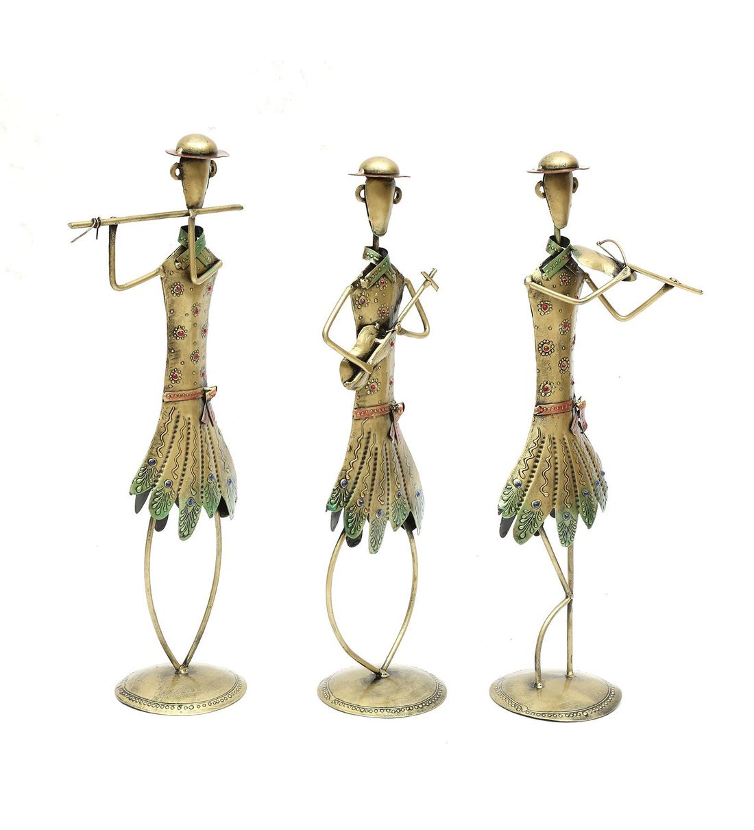 Lady Human Figurine Set Of 3 table decor