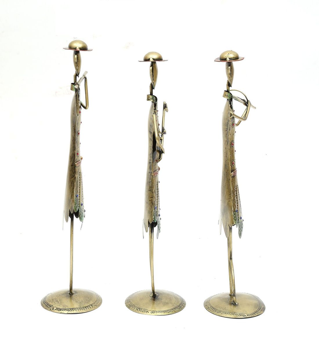 Lady Human Figurine Set Of 3 table decor