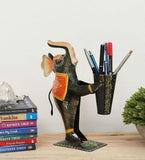 Elephant pen holder table decor