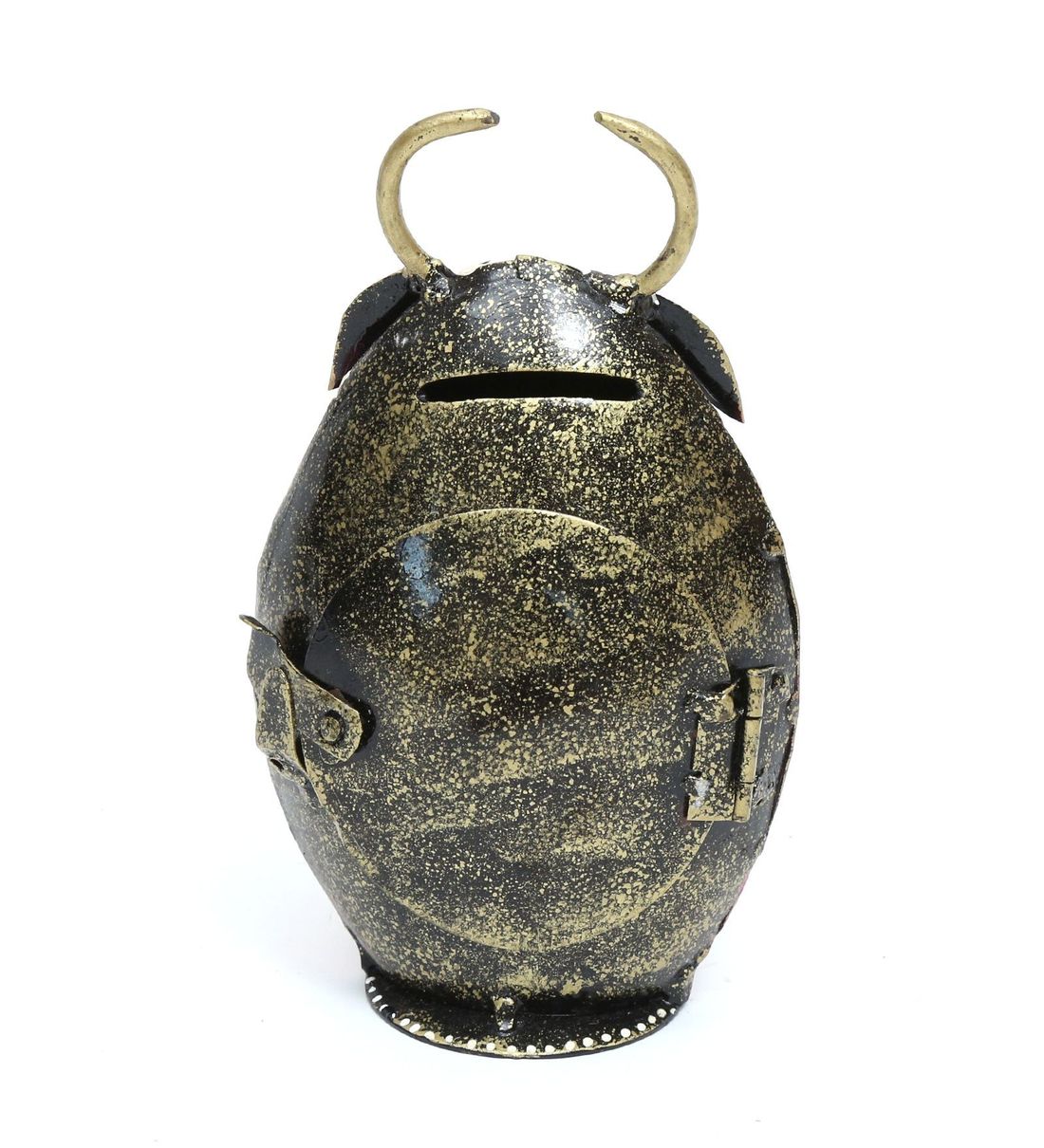 cow piggy bank table decor