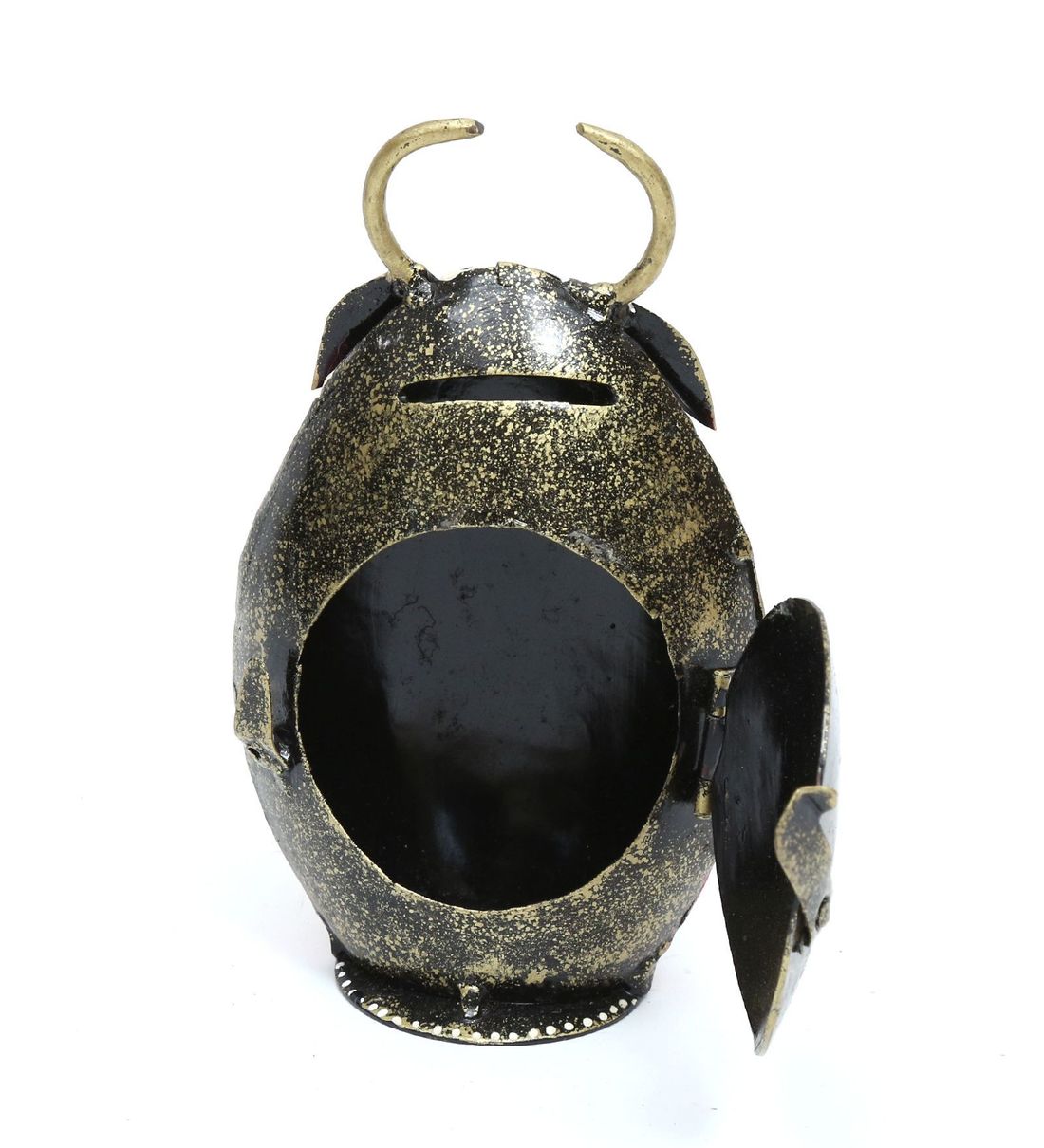 cow piggy bank table decor