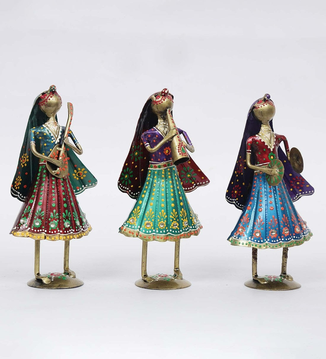 Lady Mini Human Figurine, Set of 3 table decor
