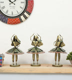doll  Human Figurine Set Of 3 table decor