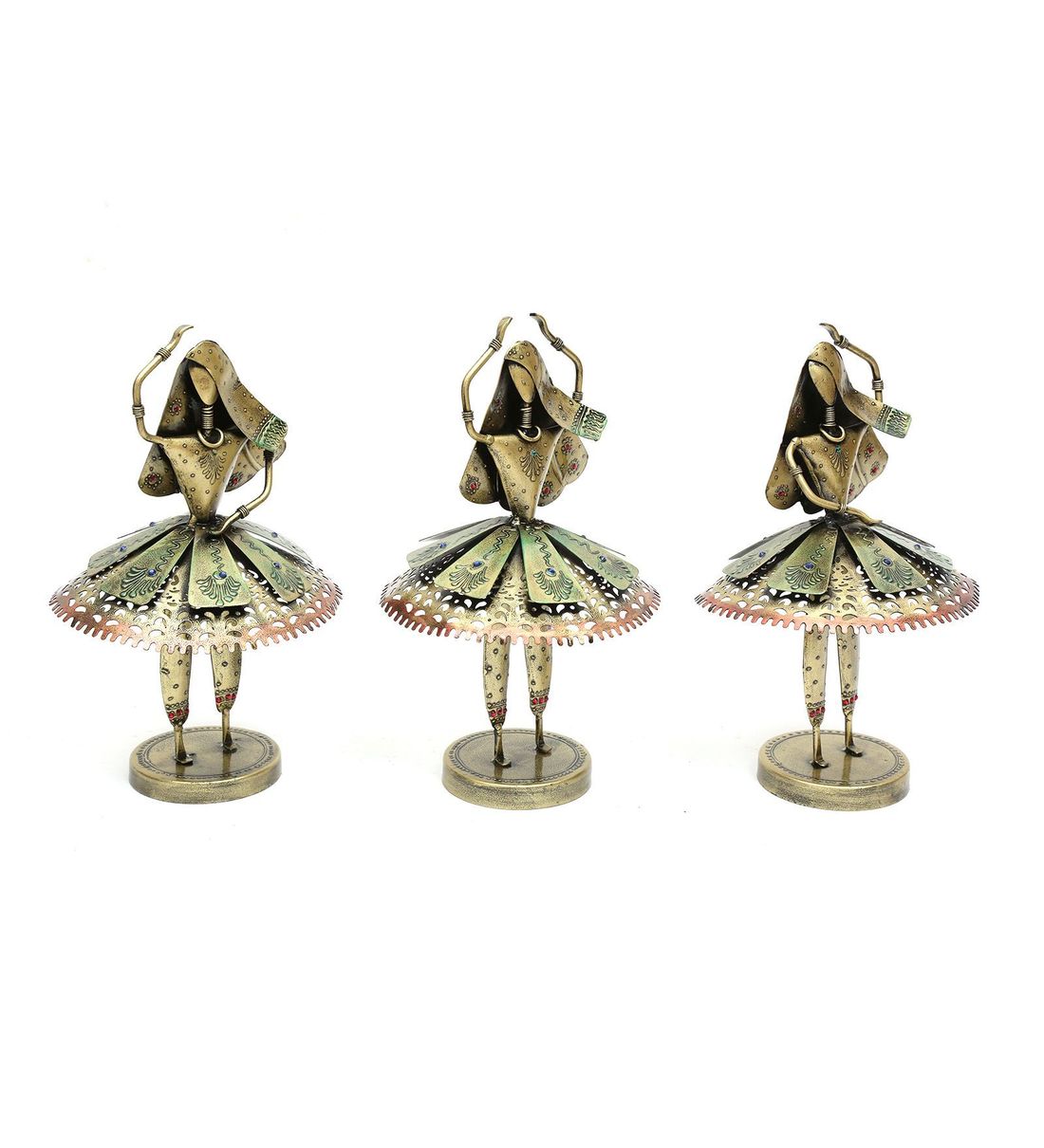doll  Human Figurine Set Of 3 table decor