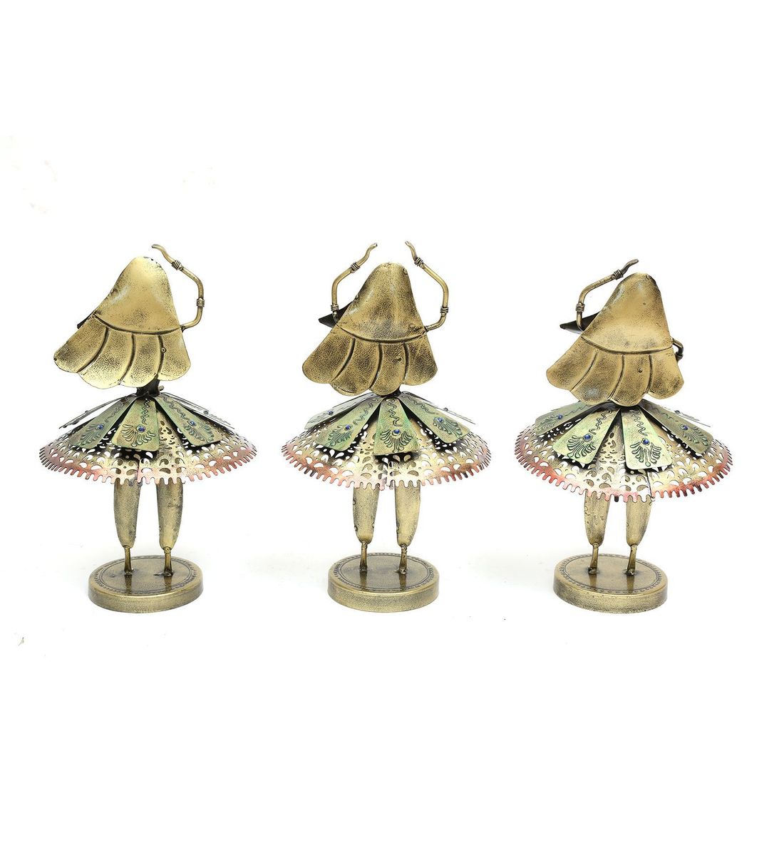 doll  Human Figurine Set Of 3 table decor