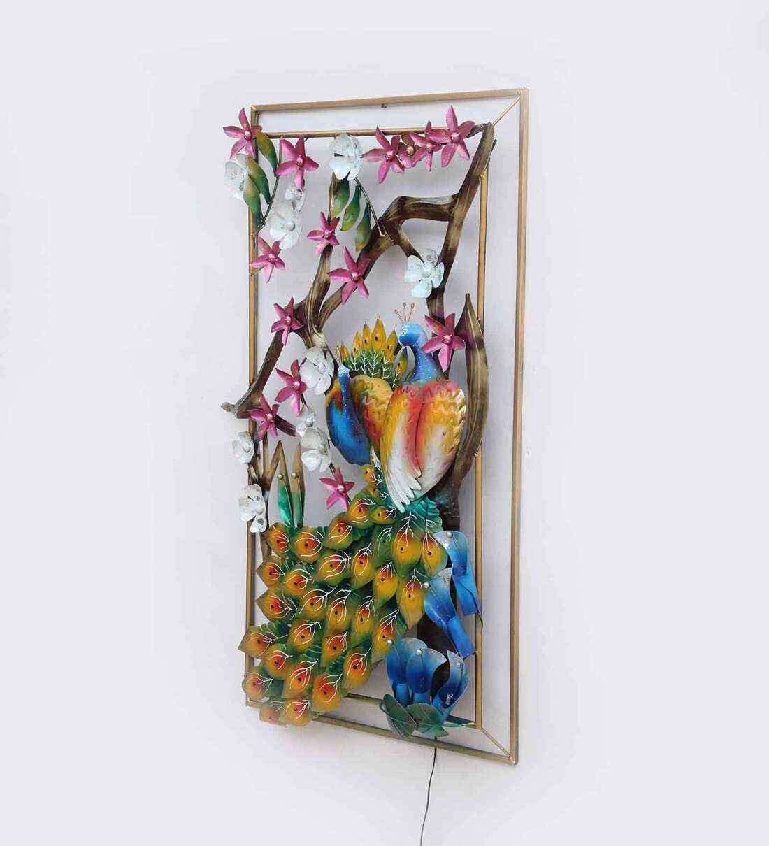 Peacock  On Tree Wall Decor