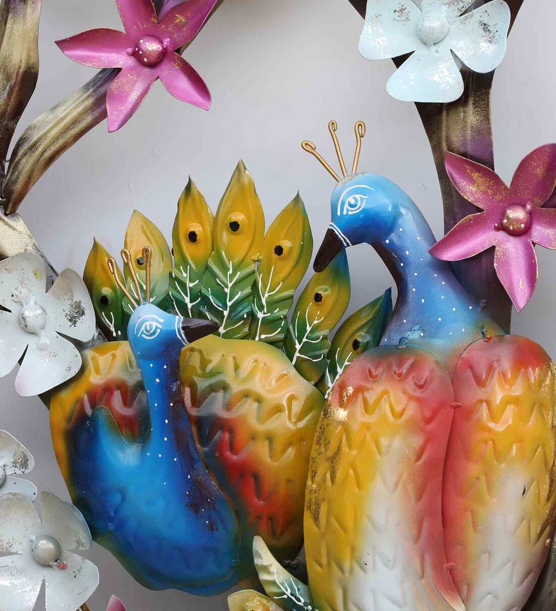 Peacock  On Tree Wall Decor