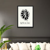 Botanical Art Prints Leaf Wall Decorative Photo Frame for Home and Office