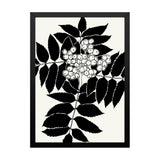 Tropical Botanical Floral Framed Art Painting for Home and Office Décor