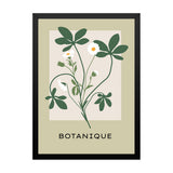 Floral Wall Art with Black Frame for Home Decor