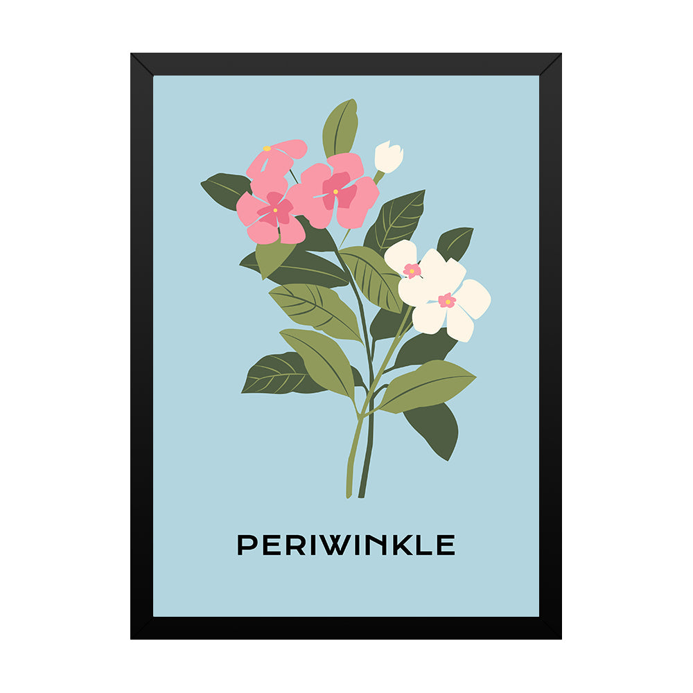 Aesthetic Modern Floral Art Wall Paintings with Frame