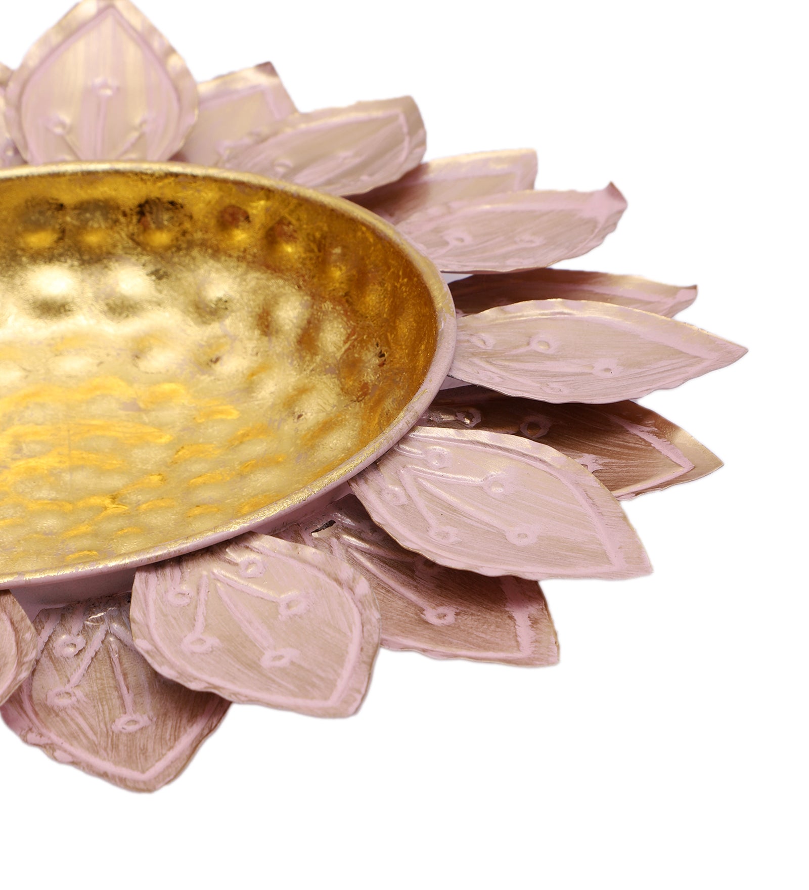 Pink Flower Cut Urli