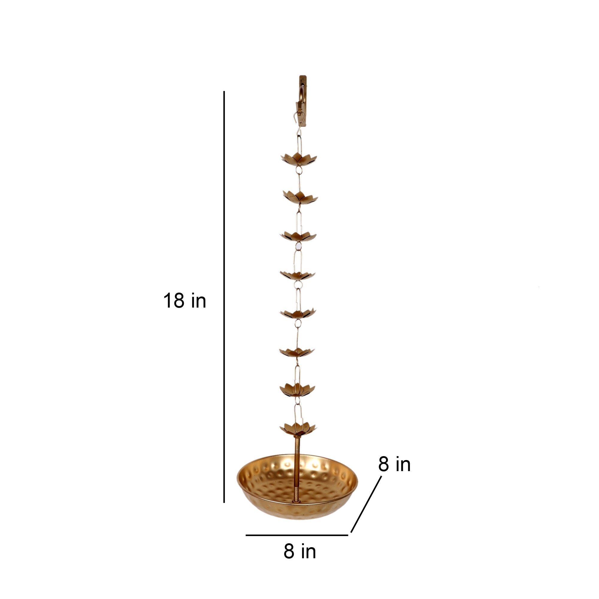 Hanging Flower Urli With Stand Set