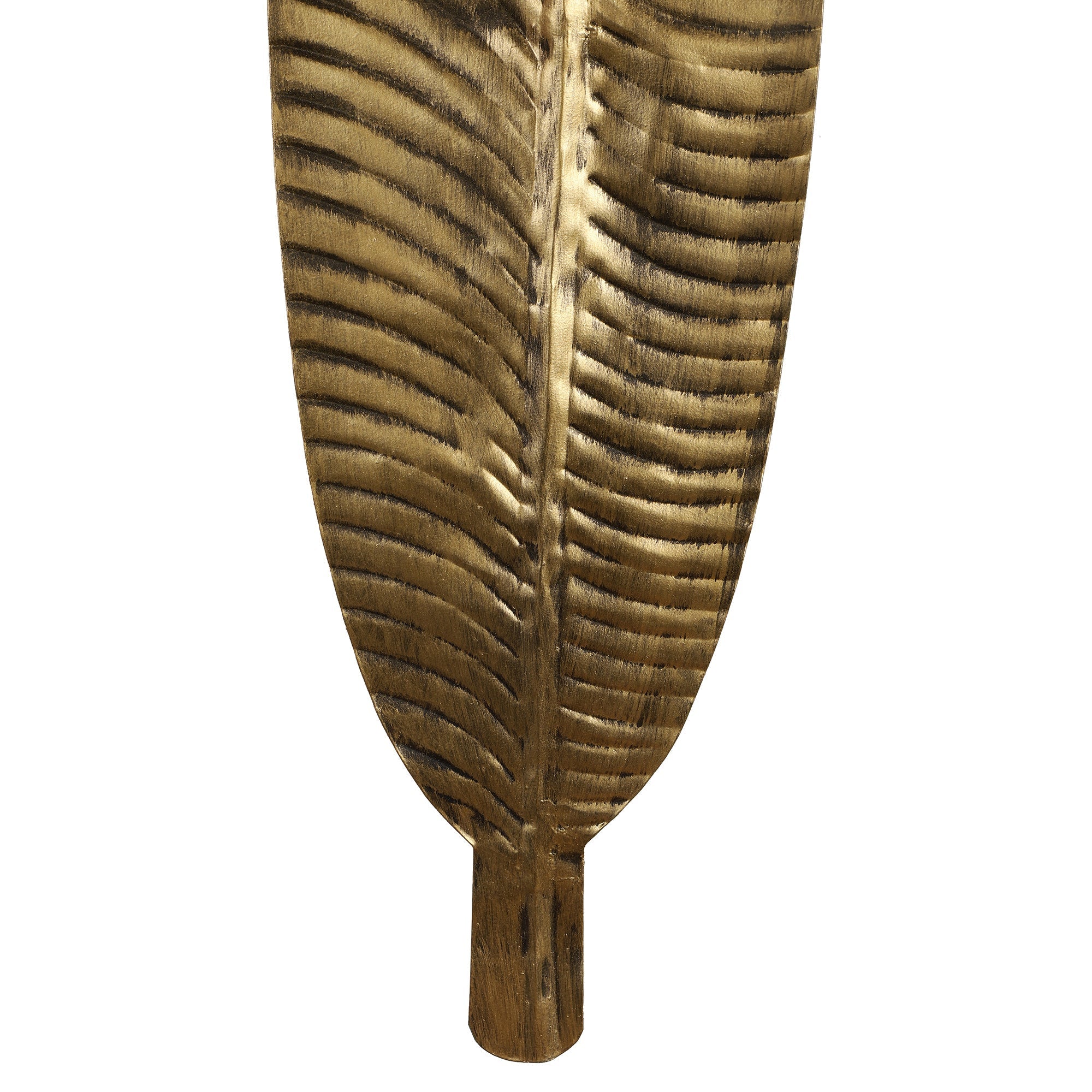 Long Antique Leaves Wall Decor Set of 2