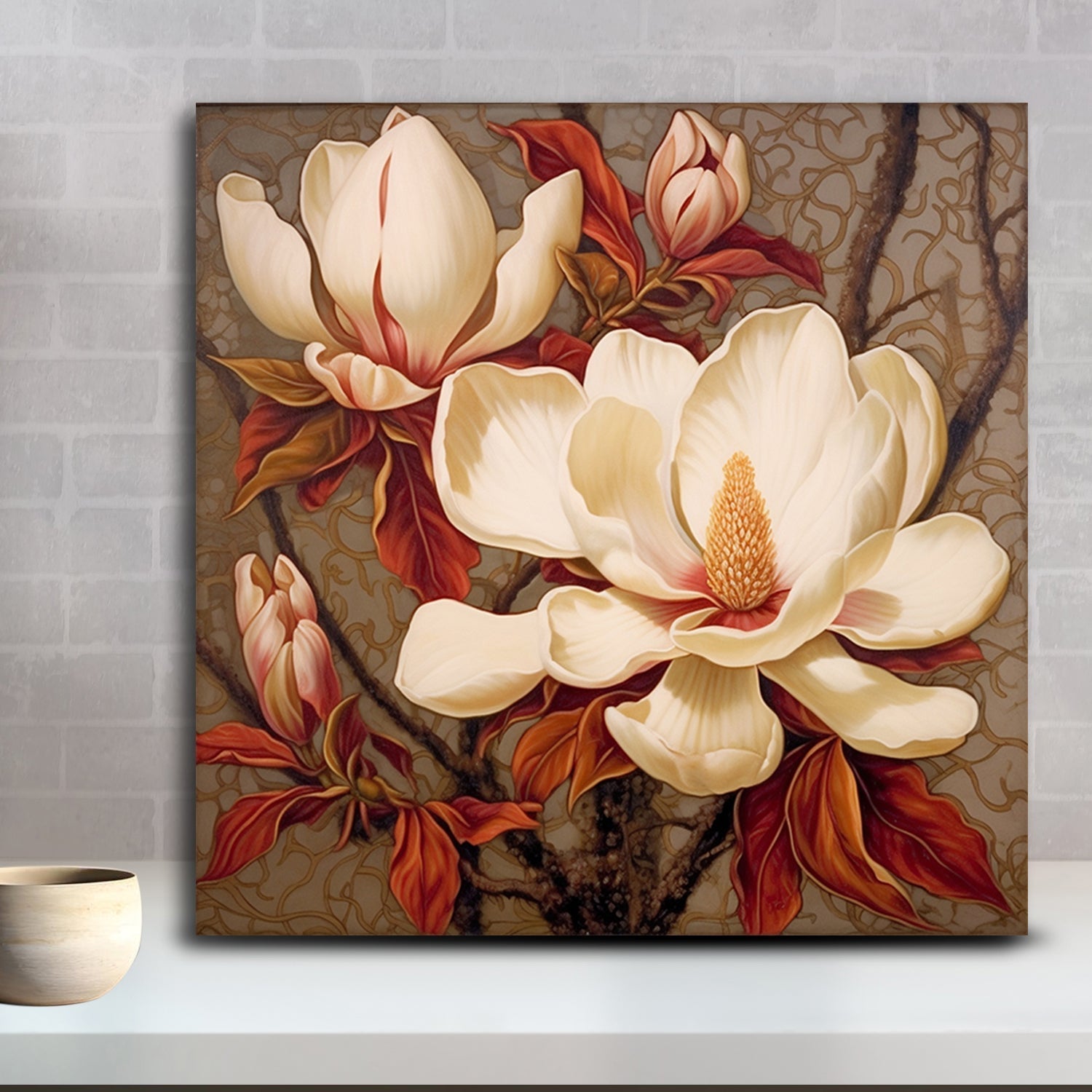 Flower Canvas Artistic Floral Wall Art