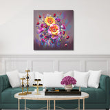 Premium Bold Flower Canvas Wall Art