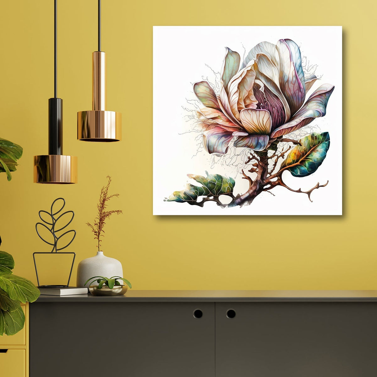 Garden Elegance Stunning Flower Art