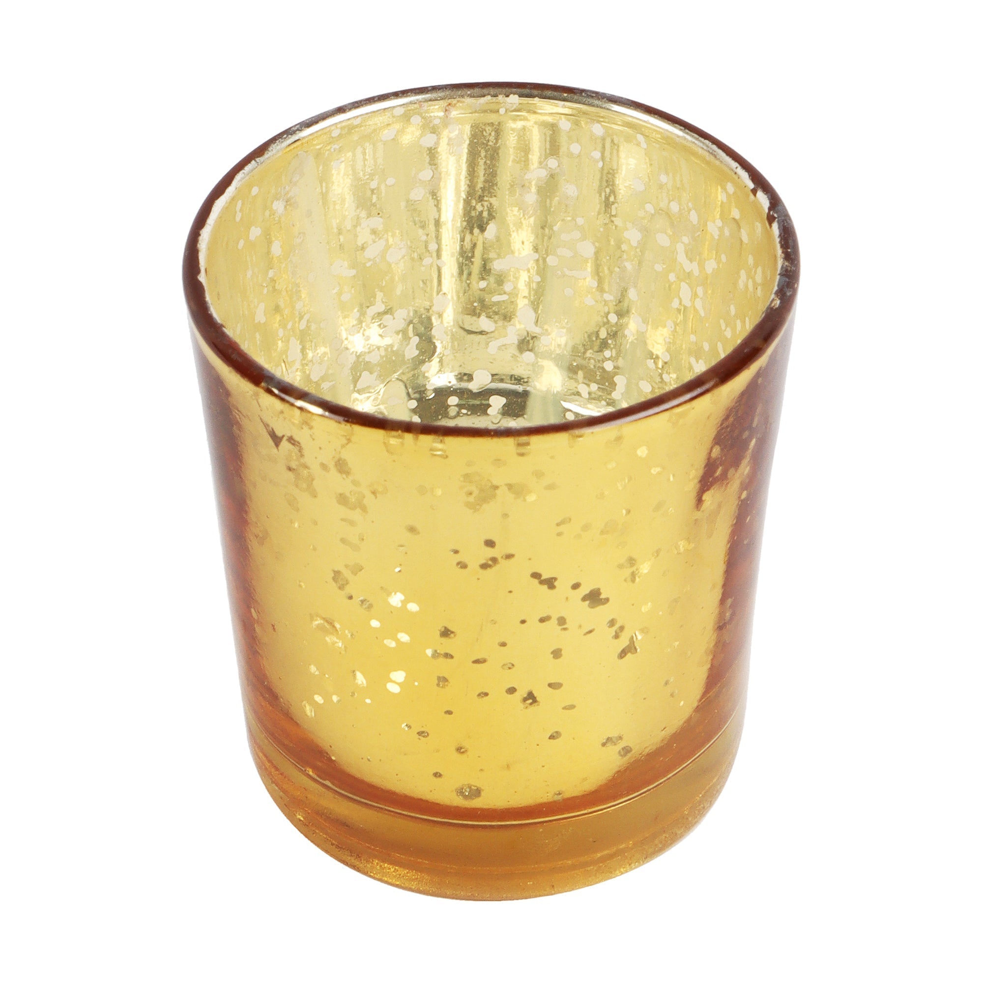 Gold Glass Votive Set of 4
