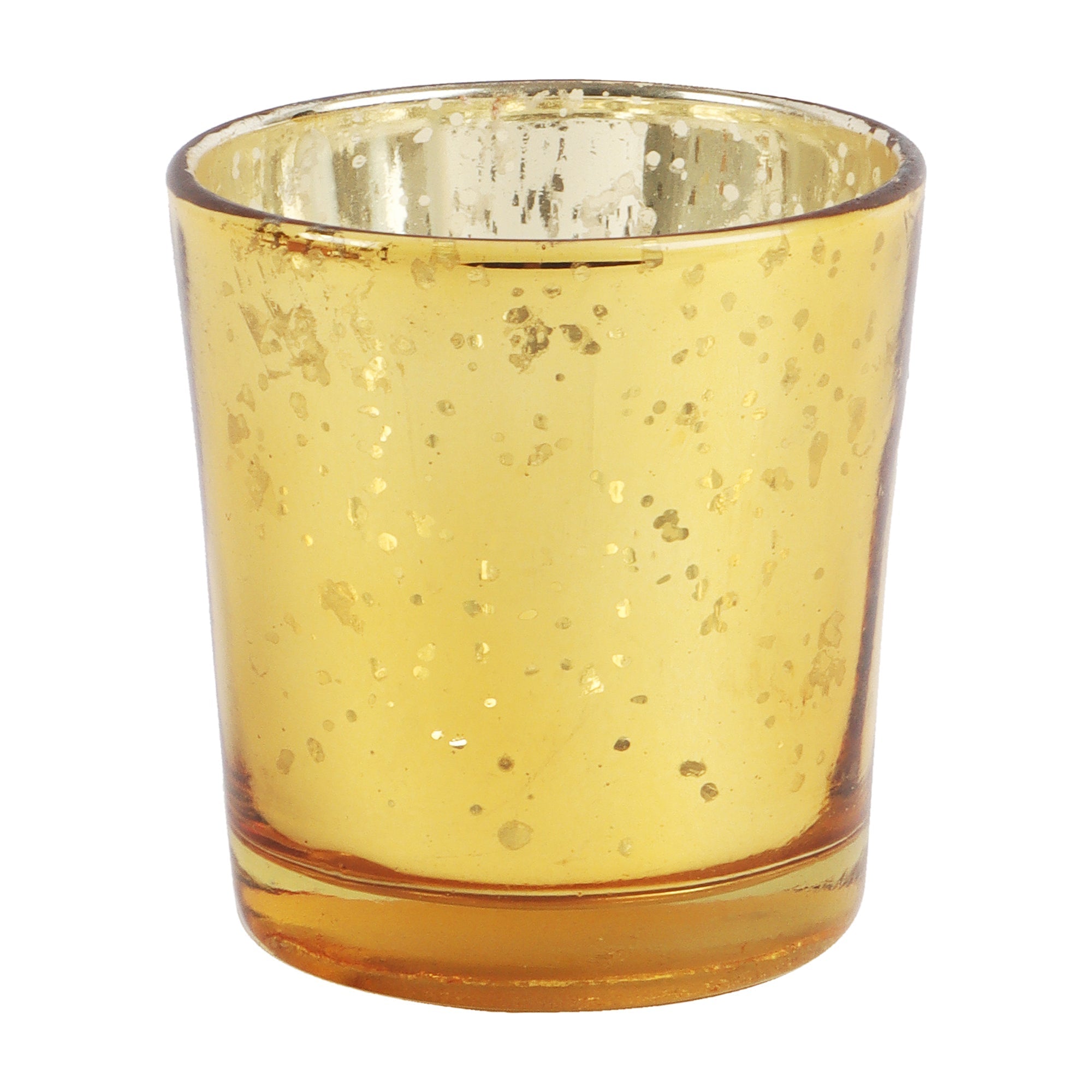 Gold Glass Votive Set of 4