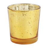 Gold Glass Votive Set of 4