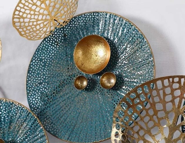 Creative Teal Metal Wall Art & Wall Decor