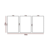 Little Princess Elephant Kids Room Wall Frame Set of 3