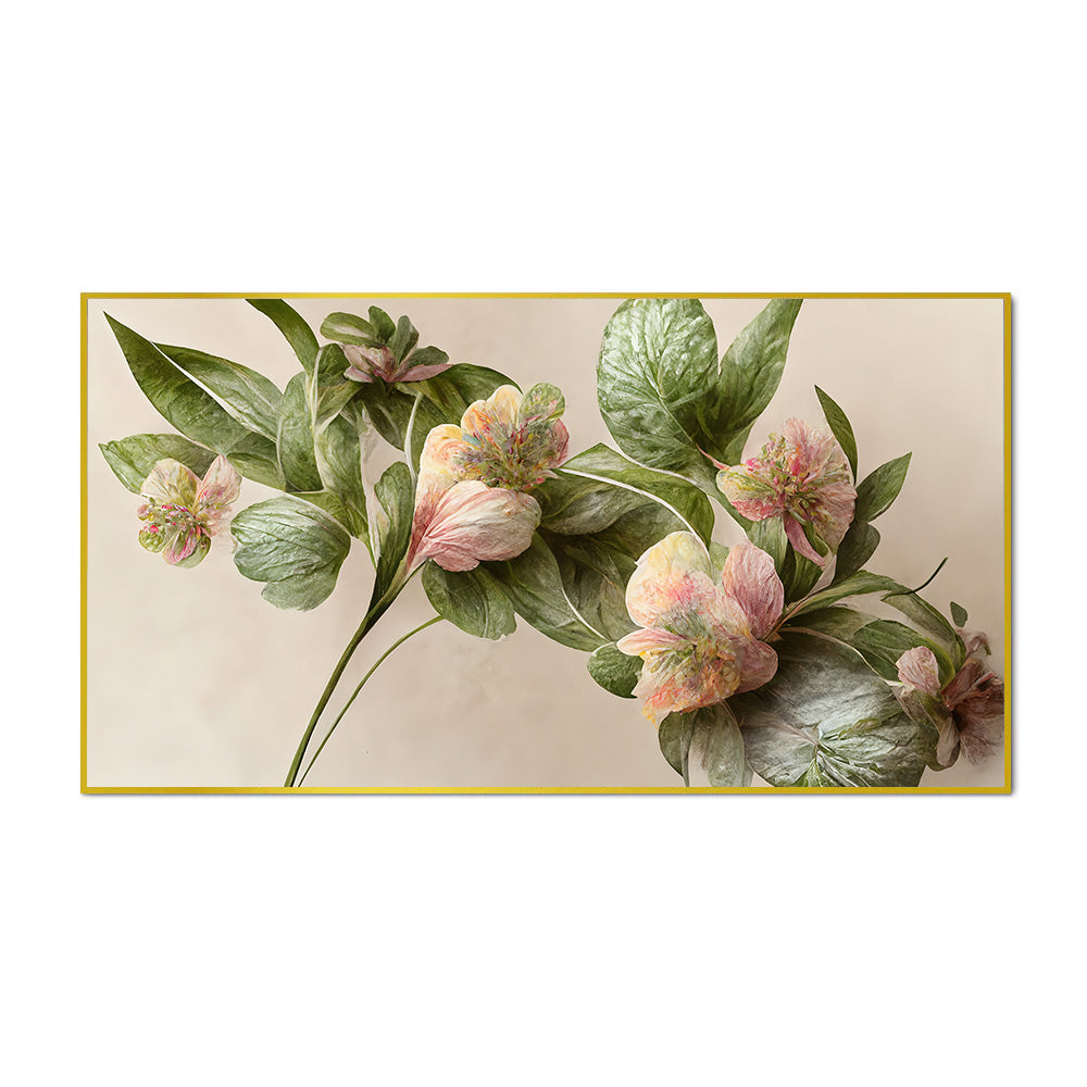 Elegant 3D Floral Painting for Wall Decoration Paintings with Frame