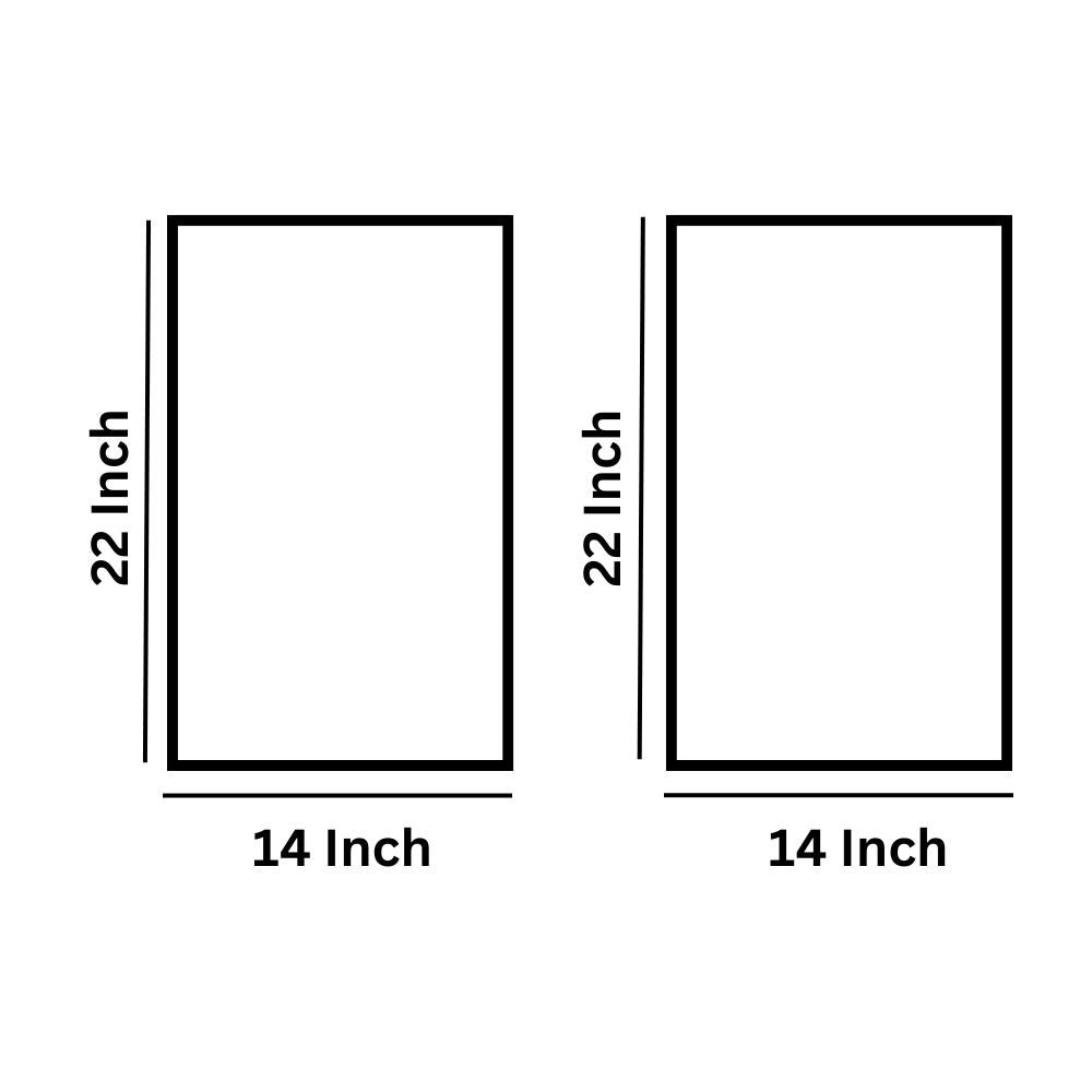 Modern Stylish Boho Canvas Wall Painting Two Pieces