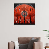Traditional Indian Gond Art Canvas Wall Painting for Home Décor