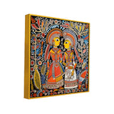 Traditional Indian Madhubani Art Canvas Wall Painting